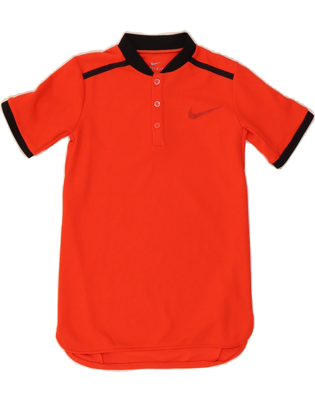 NIKE Boys Dri Fit Polo Shirt 8-9 Years Small Red Polyester Vintage Nike and Second-Hand Nike from Messina Hembry 