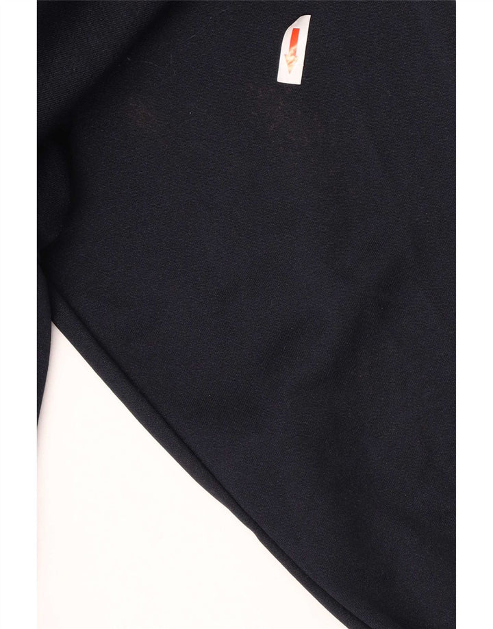 Lotto Hombre Sudadera Con Cremallera Y Cuello Jersey Medium Azul Marino Poliéster