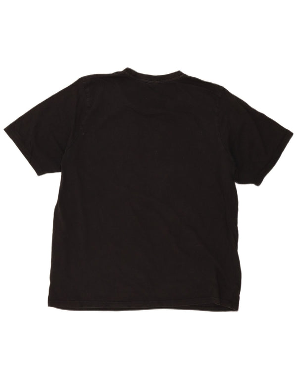 Airwalk Camiseta gráfica para hombre Top 2XL Algodón geométrico negro