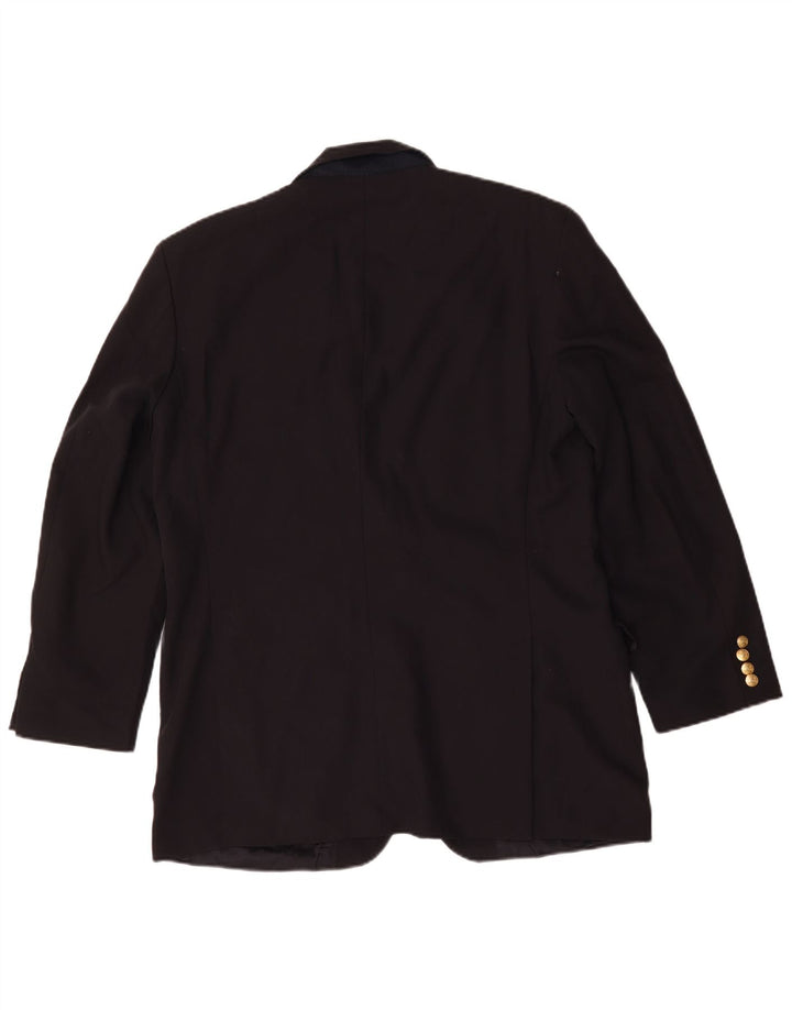 Marks & Spencer Chaqueta tipo blazer de 2 botones para hombre UK 42 Large Lana azul marino