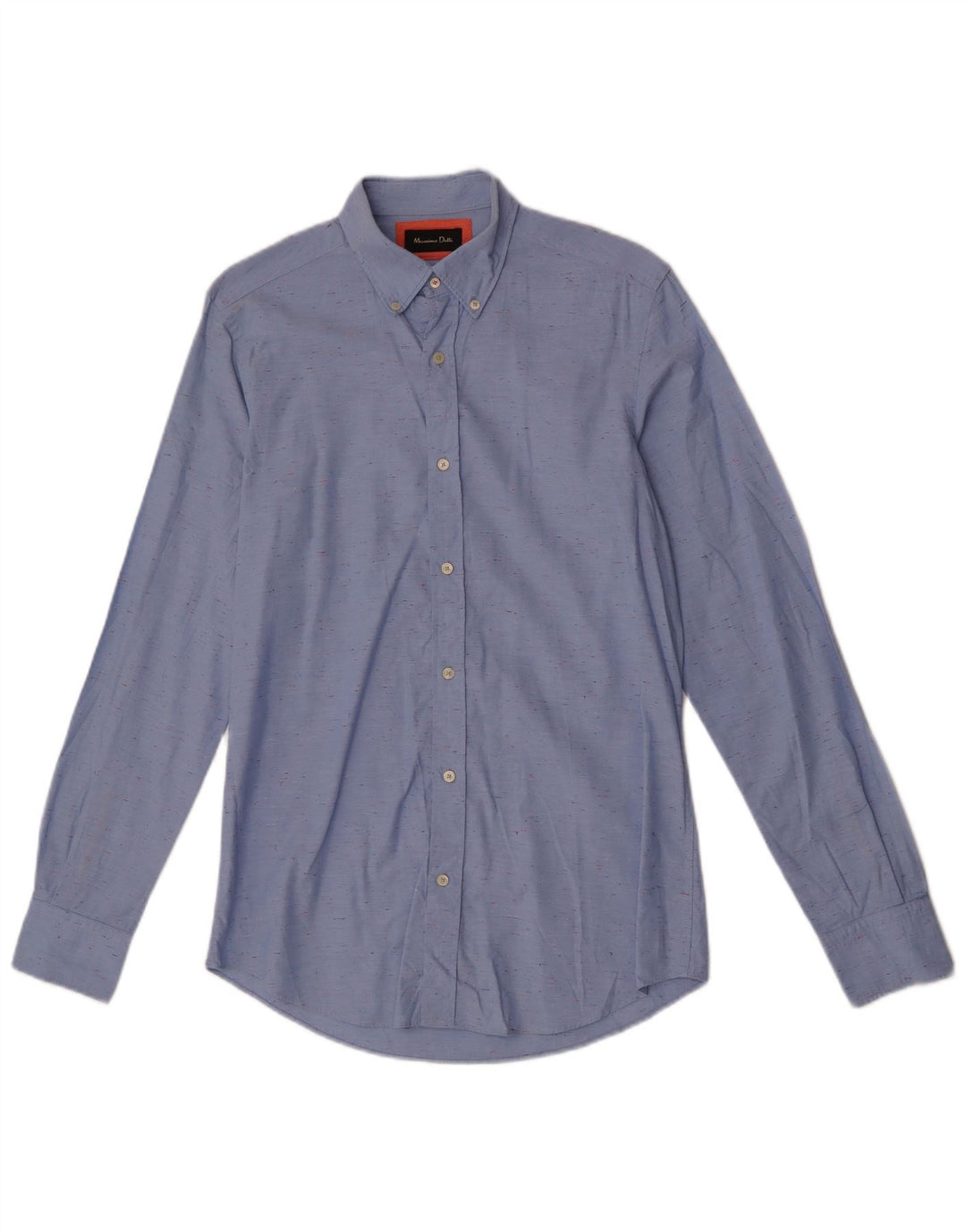 Camisa Massimo Dutti Hombre Small Azul Moteado