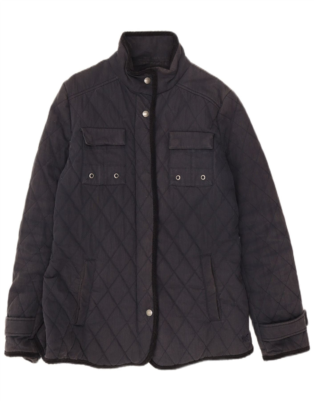 Crew Clothing Chaqueta acolchada para mujer Reino Unido 12 Algodón azul marino mediano