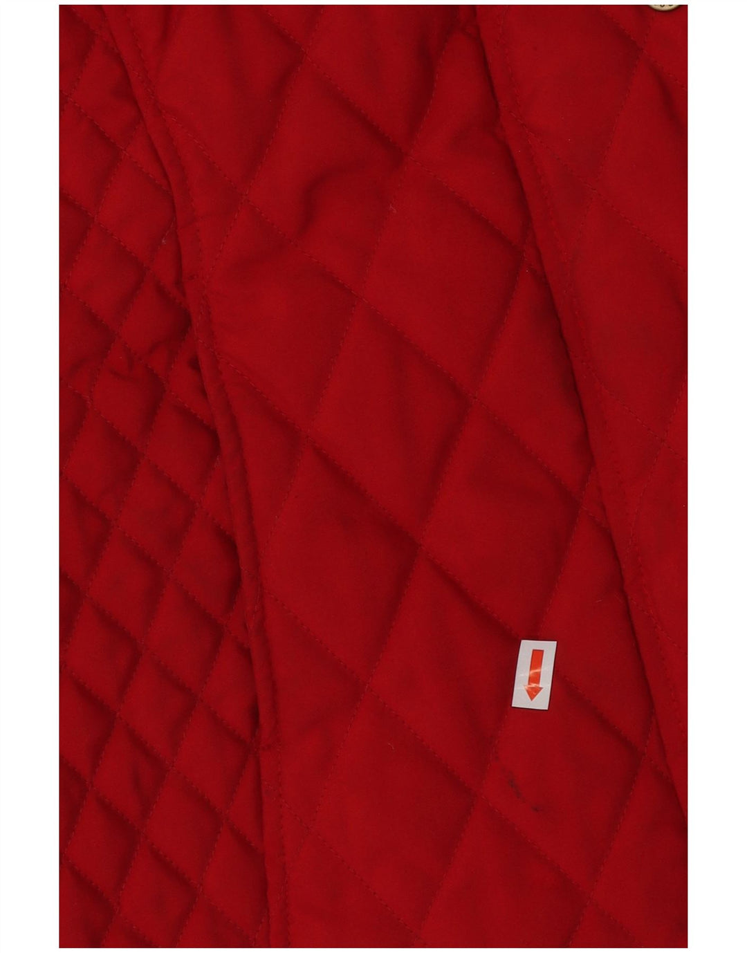 BARBOUR Chaleco acolchado para mujer UK 12 Medio rojo Poliéster