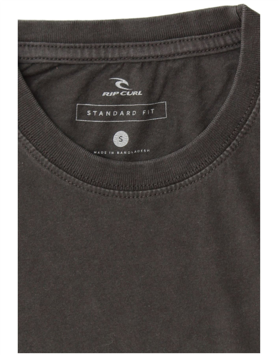 RIP CURL Camiseta gráfica de ajuste estándar para hombre, talla pequeña, gris