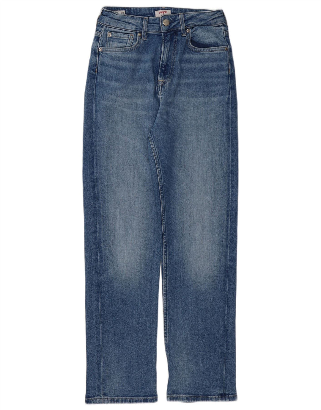 PEPE JEANS Vaqueros Rectos Mujer W25 L28 Azul Algodón