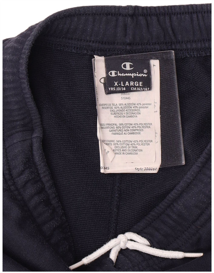 CHAMPION Pantalones de chándal con estampado gráfico para niño Joggers 13-14 años Azul marino