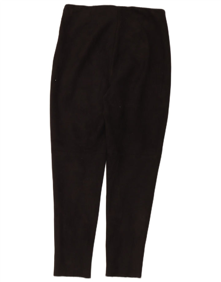 Zara Mujer Pantalones Casuales Slim Medianos W28 L27 Negro
