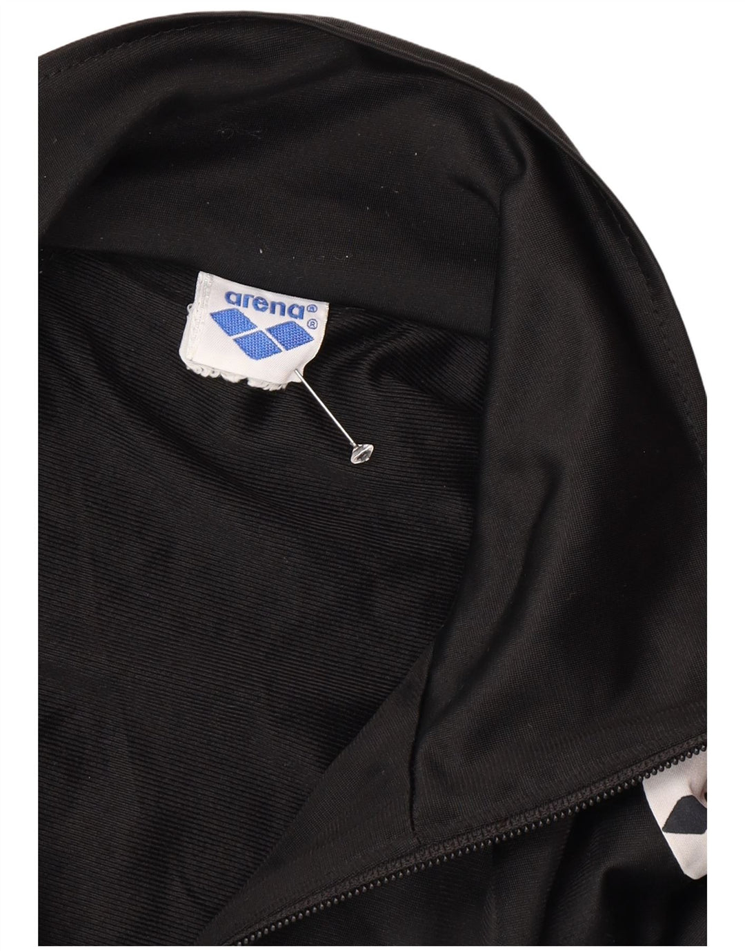 ARENA Chaqueta superior de chándal con gráfico para hombre, talla grande, color negro
