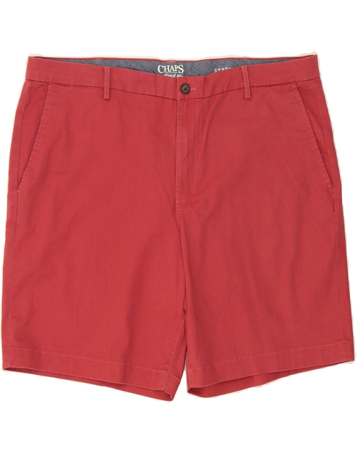 CHAPS Mens Chino Shorts W42 2XL Red Cotton Vintage Chaps and Second-Hand Chaps from Messina Hembry 