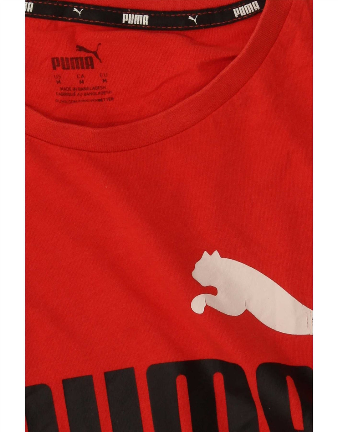 Puma Camiseta Gráfica para Hombre Top Medium Rojo