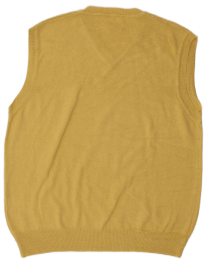 Marlboro Classics - Camiseta sin mangas para hombre, talla grande, algodón amarillo