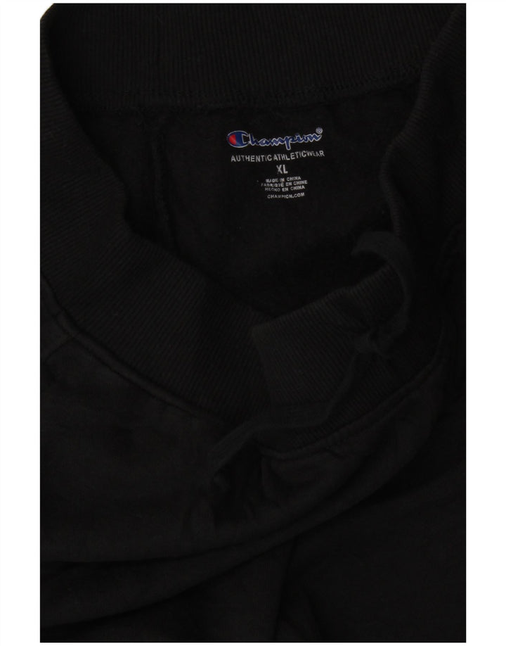 CHAMPION Pantalones de chándal con estampado gráfico para niños Joggers 13-14 años XL Negro