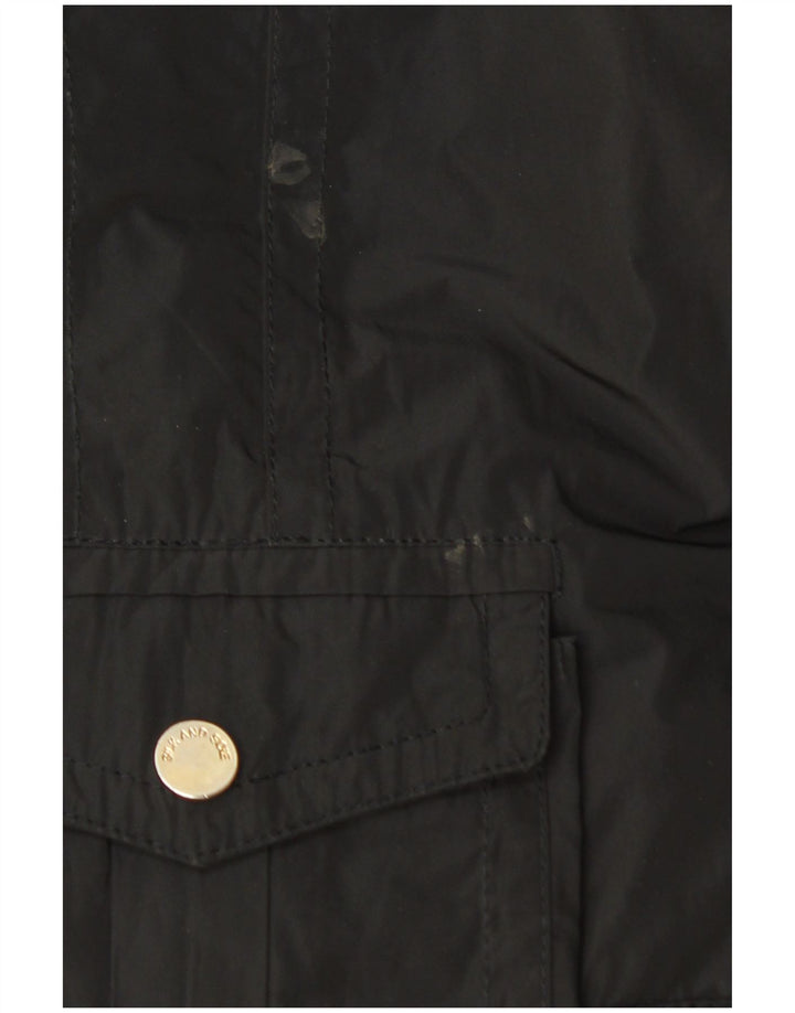 Chaqueta acolchada con capucha para mujer Silk and Soie IT 44 Medium Negro Poliamida