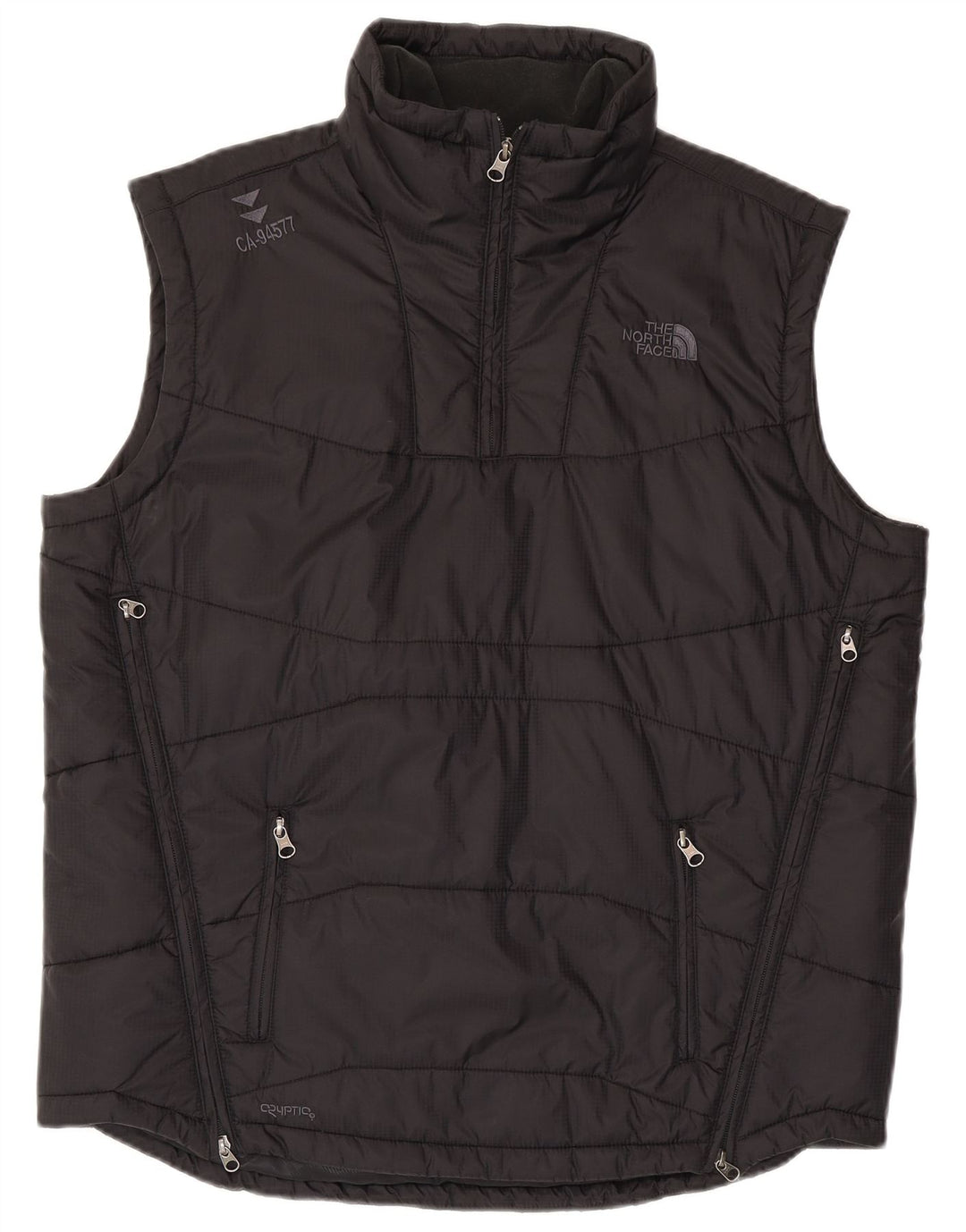 The North Face Chaleco acolchado tipo jersey para hombre UK 40 Large Nylon negro
