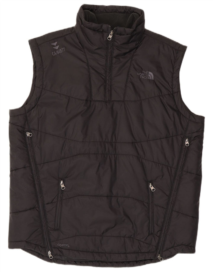 The North Face Chaleco acolchado tipo jersey para hombre UK 40 Large Nylon negro