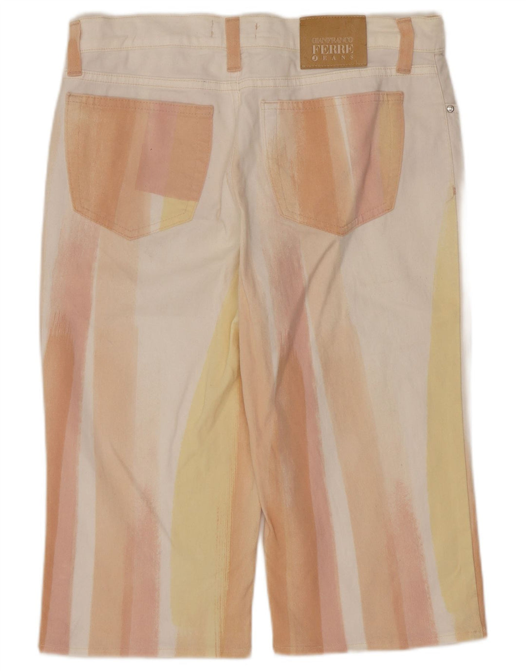 Bermudas vaqueras para mujer Gianfranco Ferre W28 Medium White Colourblock
