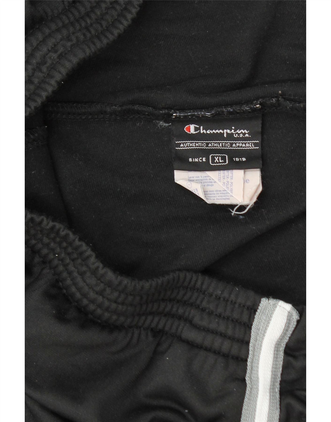 Champion Pantalón De Chándal Hombre XL Negro Poliéster