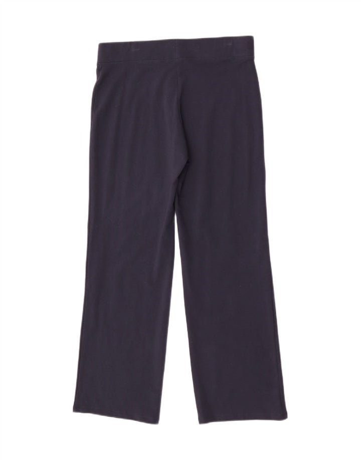 Marks & Spencer Pantalones de Chándal para Mujer UK 12 Medium Azul Marino Algodón
