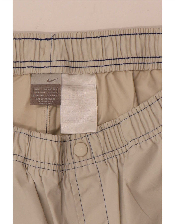Nike Bermudas deportivas para hombre UK 42/44 Large Beige Poliéster