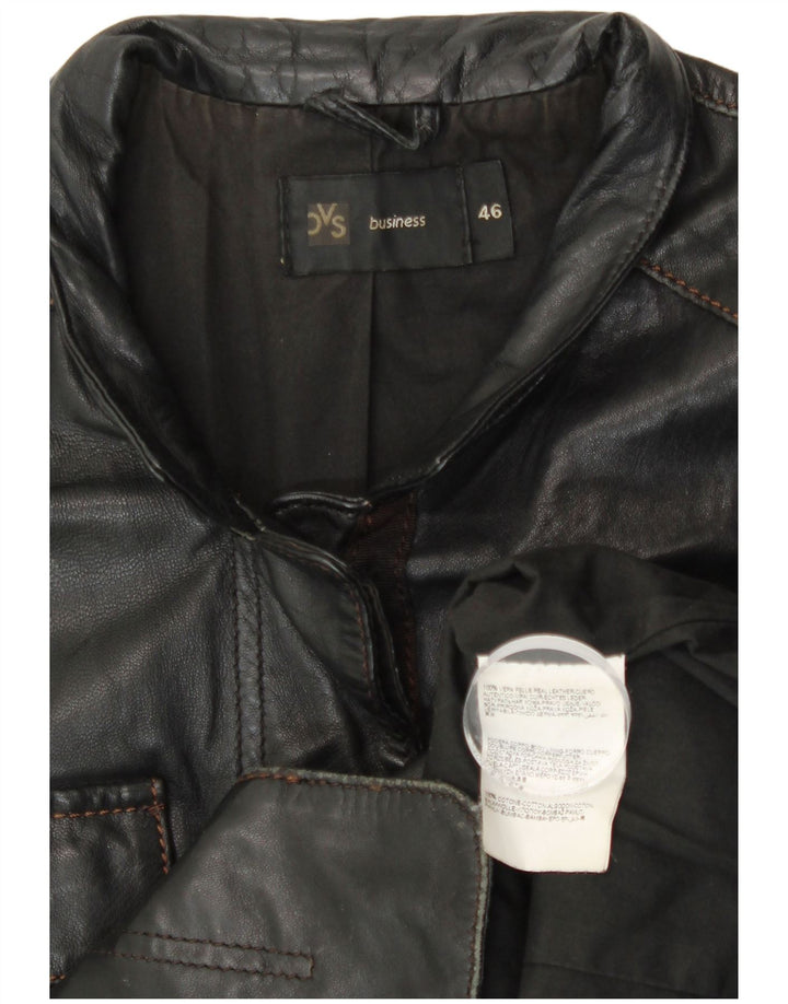 Chaqueta de cuero para mujer OVS IT 46 Large Cuero negro