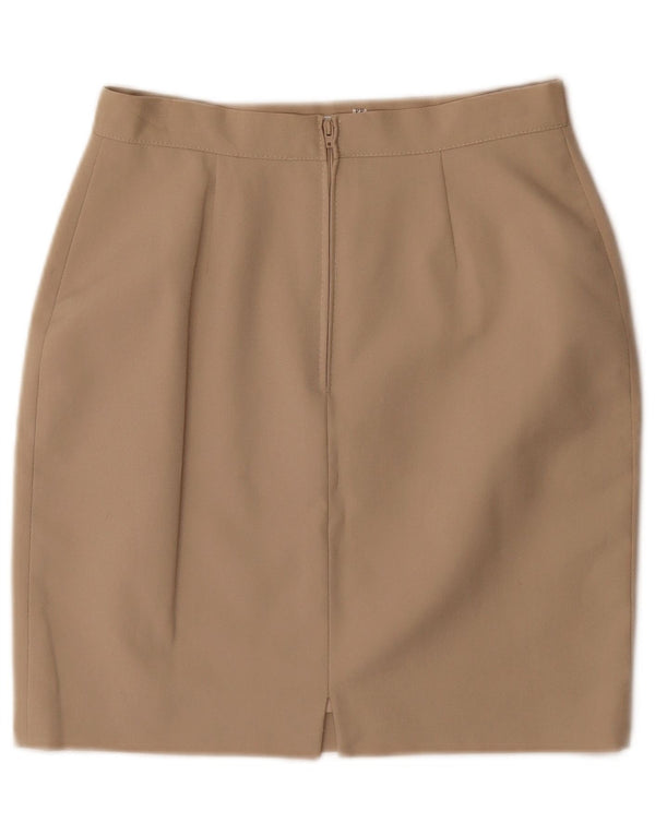 Sportstaff Falda lápiz de cintura alta para mujer IT 44 Medium W26 Poliéster beige