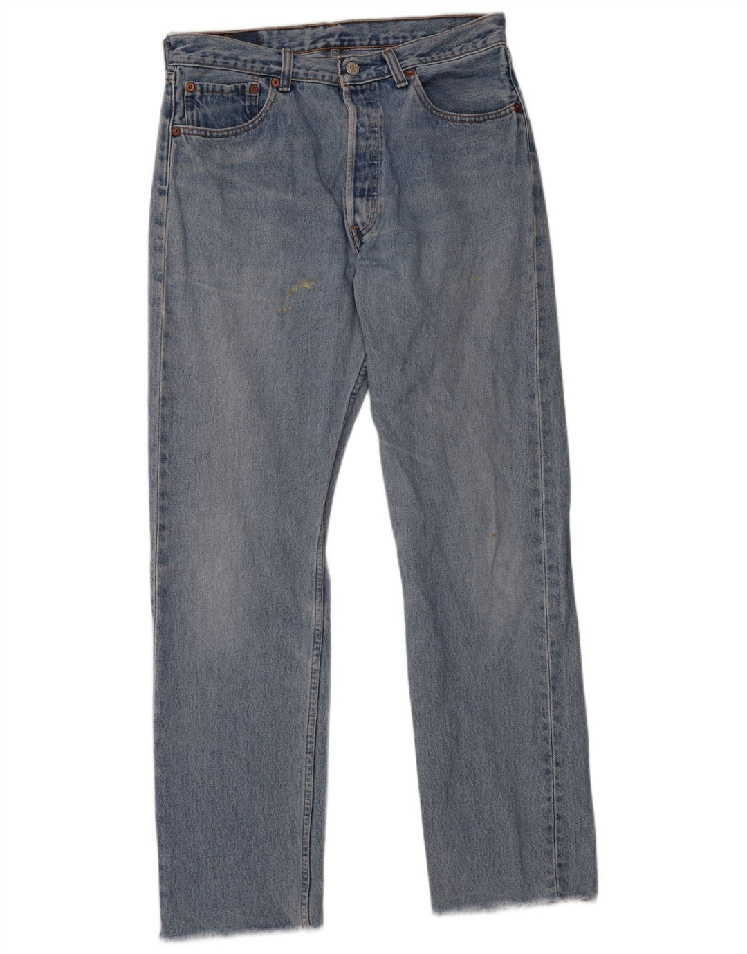 Levi's Hombre 501 Vaqueros Rectos W33 L30 Algodón Azul