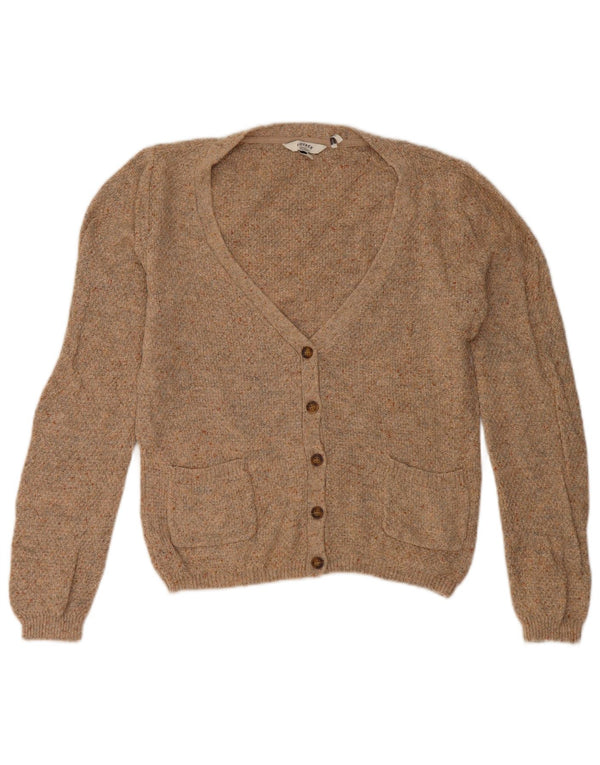 Cárdigan para mujer Fat Face UK 10 Small Brown Cotton