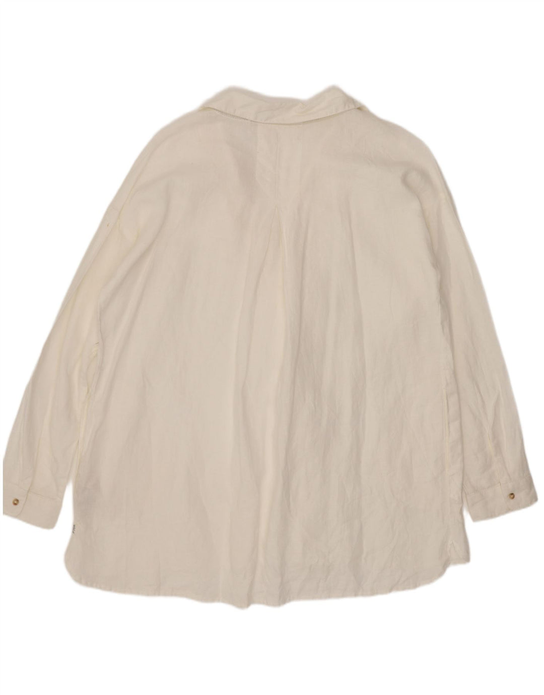 Camisa tipo pulóver holgada para mujer de Fat Face UK 40 Large White Linen