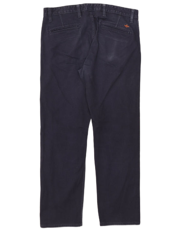 Dockers Pantalón chino recto para hombre W34 L28 Algodón azul marino