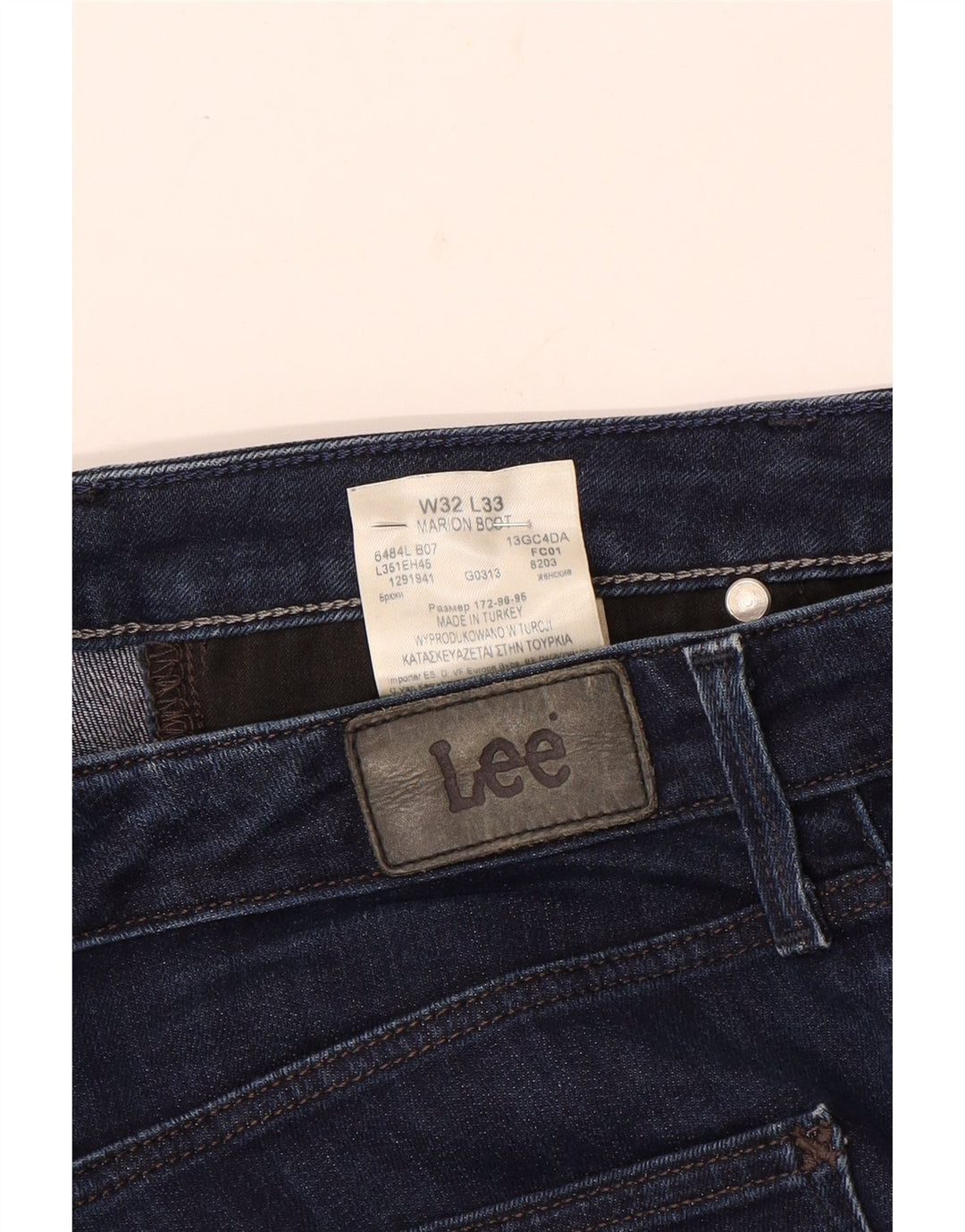 Vaqueros Lee Marion Bootcut para mujer W32 L27 Algodón azul marino