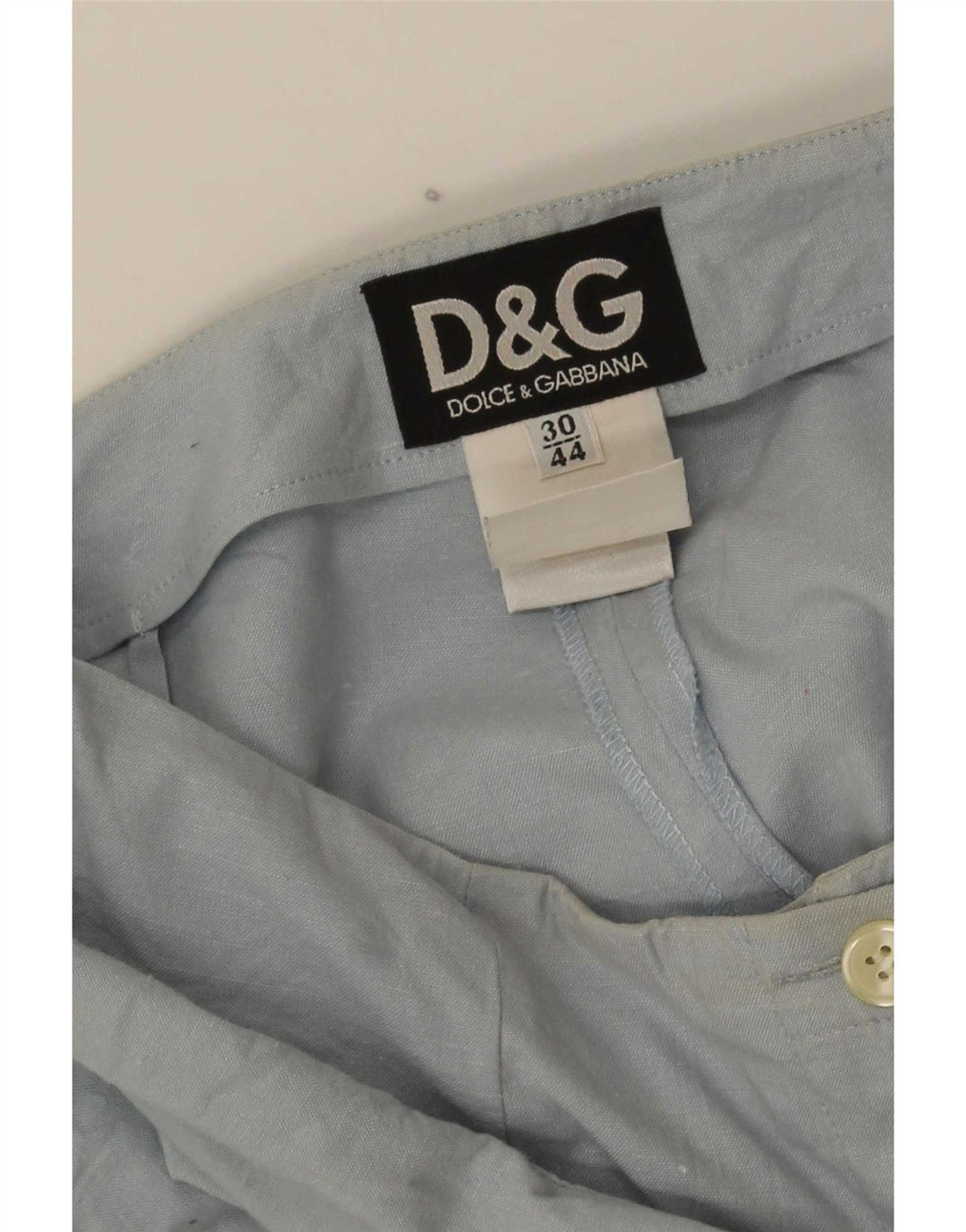 Dolce & Gabbana Pantalones Bootcut Mujer IT 44 Medio W30 L31 Azul