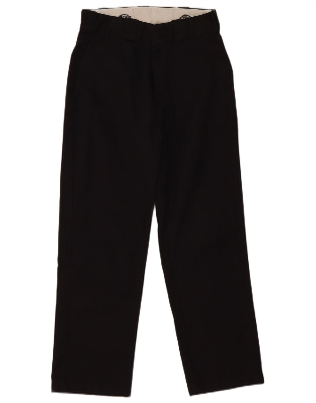 Pantalón Chino Recto Dickies Mujer W26 L26 Poliéster Negro