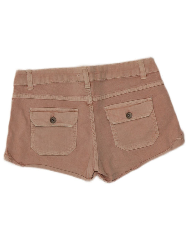 Zara Mujer Trafaluc Denim Shorts EU 38 Small W28 Algodón Rosa