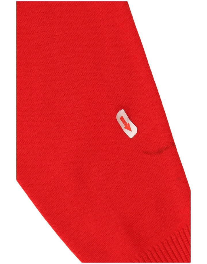 PAUL & SHARK Jersey Yachting con Cuello Redondo para Hombre Lana Virgen Roja Mediana