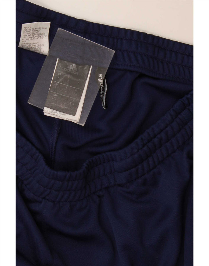 Adidas Mens Climalite Chándal Pantalones Grande Azul Marino Poliéster