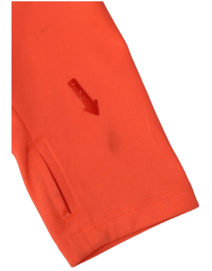 Nike Dri Fit Graphic Jersey Chándal para Mujer UK 10 Small Naranja