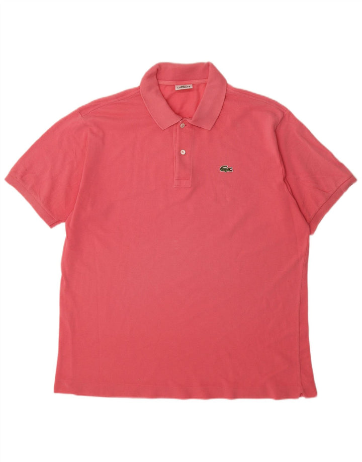 LACOSTE Polo para hombre Talla 6 XL Algodón rosa