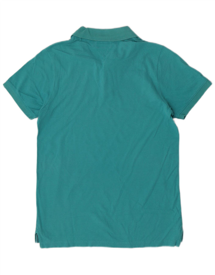 Polo Tommy Hilfiger Hombre Grande Turquesa