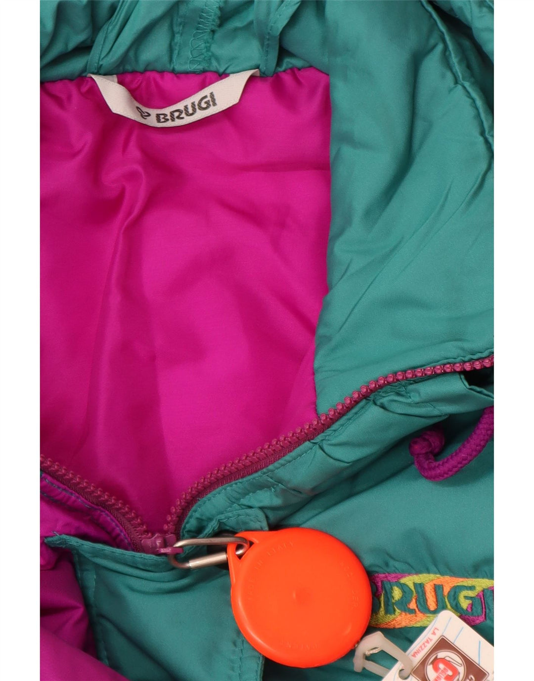 Mono De Esquí Mujer Brugi IT 44 Poliamida Color Block Verde Medio