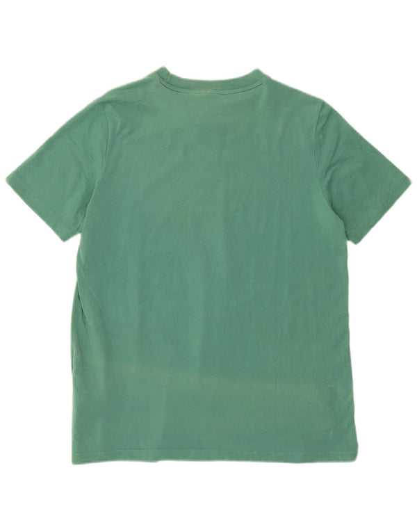 ADIDAS Camiseta gráfica para mujer Top UK 46 Grande Algodón verde