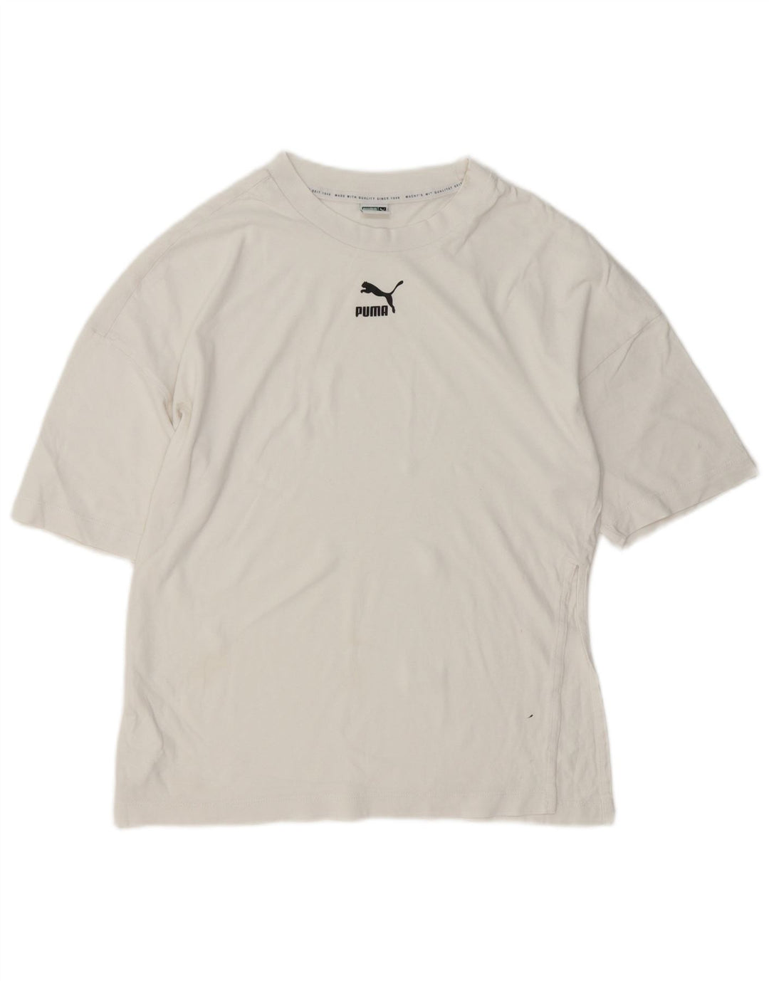 Camiseta Puma Hombre Top XS Blanco Algodón