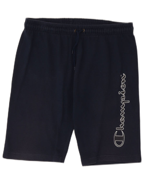 Champion Shorts deportivos gráficos para hombre XL Algodón azul marino