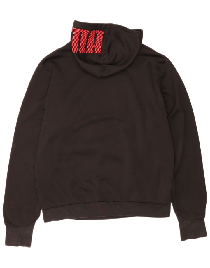 Puma - Sudadera con capucha para hombre, talla grande, color negro, poliéster