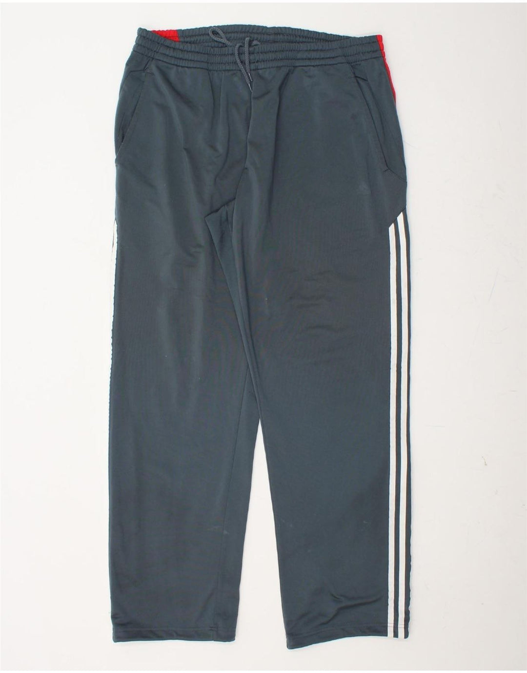 ADIDAS Pantalones de chándal para hombre UK 42/44 Large Azul Colorblock Poliéster