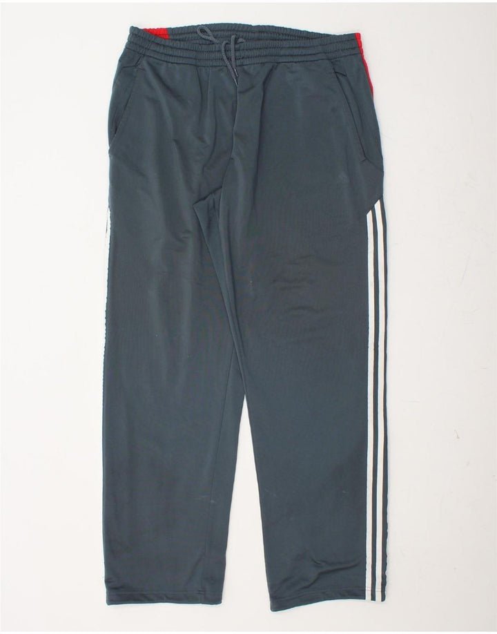 ADIDAS Pantalones de chándal para hombre UK 42/44 Large Azul Colorblock Poliéster