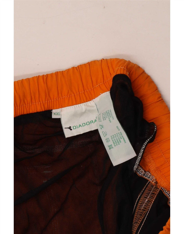 Diadora Bañador Regular Hombre 2XL Naranja Colorblock Poliamida