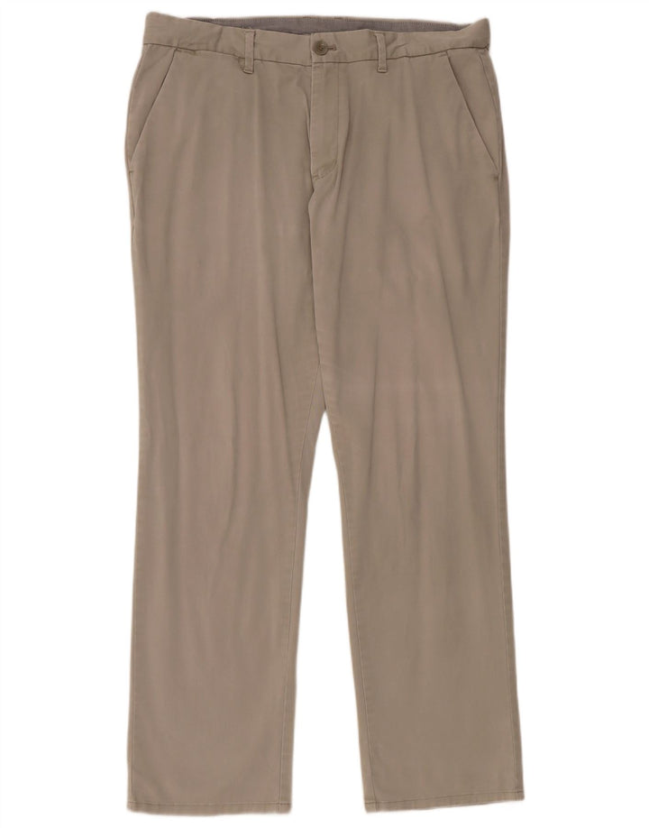 Pantalones chinos rectos Calvin Klein para hombre W36 L32 Gris