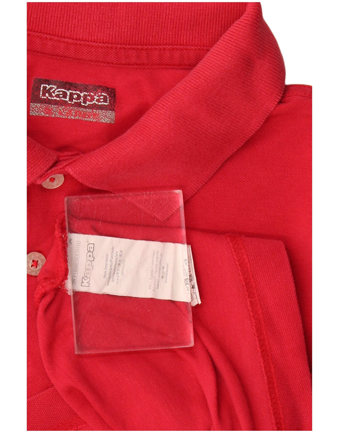 KAPPA Polo Hombre XL Algodón Rojo
