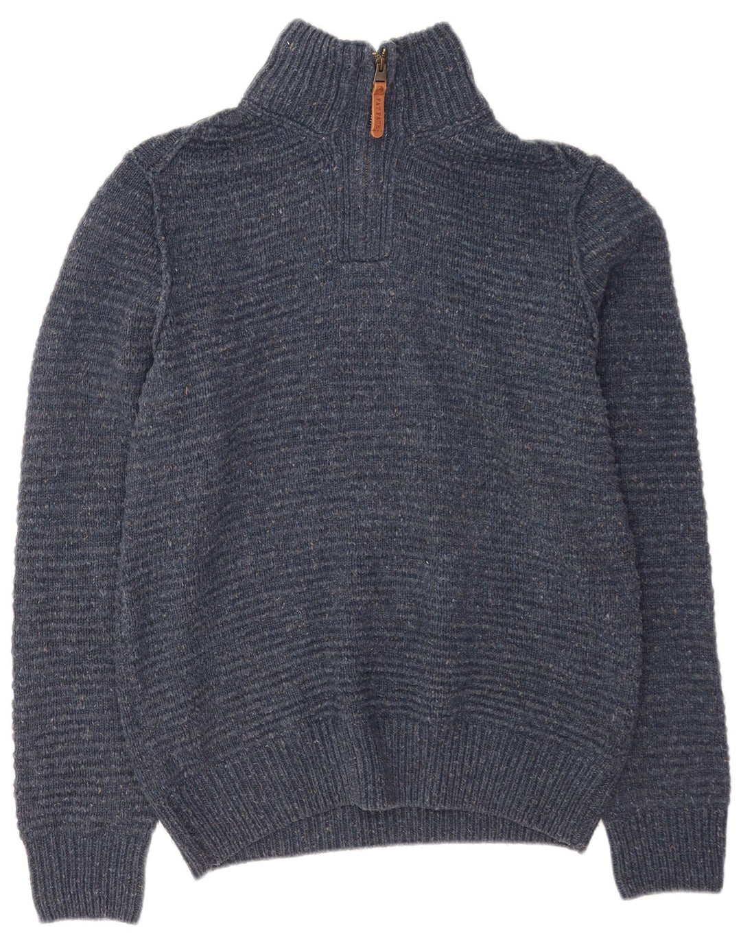 Jersey tipo jersey con cuello y cremallera para hombre de Fat Face Acrílico azul medio