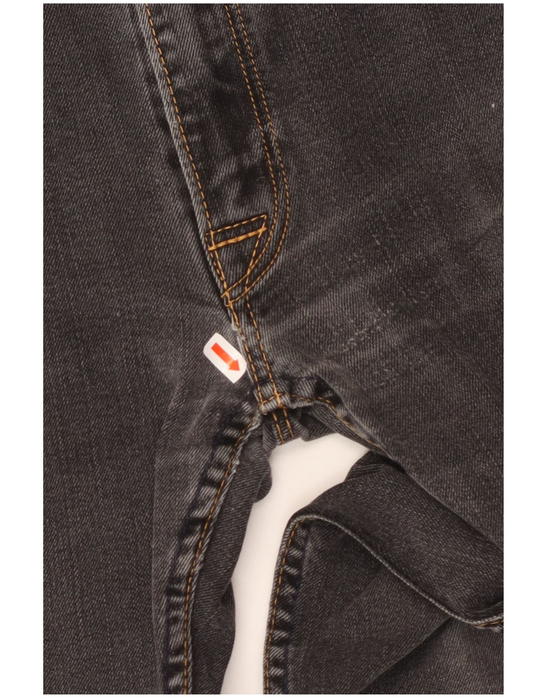 LEVI'S Jeans rectos 504 para hombre W34 L32 Algodón negro